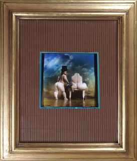 Saudek Jan – Magician, #906, kolorovaná autorská fotografie, 1996