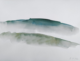 Brodská Eva – Moře, malba akvarelem, 2001