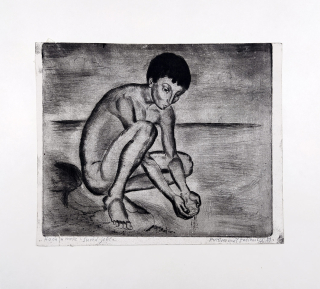 Puchnarová Dana – Hoch u moře, původní suchá jehla, 1959