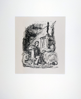 Kubin Alfred – Bankrott, IV, Ein neuer Totentanz, klasický ofset, 1947