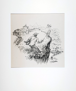 Kubin Alfred – Schmetterling, X, Ein neuer Totentanz, klasický ofset, 1947