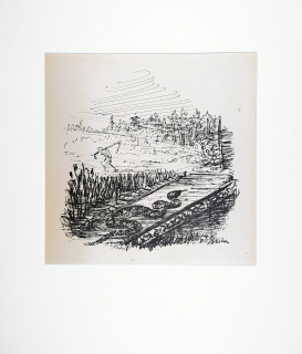 Kubin Alfred – Im Böhmerwald, XIX, Ein neuer Totentanz, klasický ofset, 1947