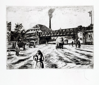 Rambousek Jan – Brno, Na Dornychu, původní lept, 1928