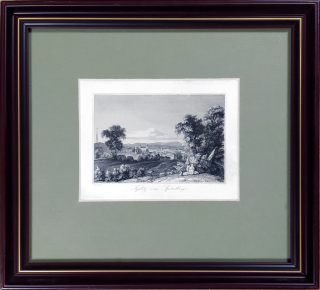 Teplice – G. Taubert, původní oceloryt, ca 1840