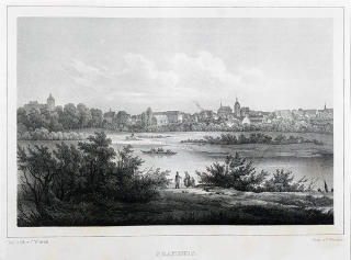 Brandýs nad Labem – Arldt C. W., Semmler C. G., původní litografie, 1845