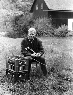 Rysová Hana – Václav Havel na Hrádečku, autorská fotografie, nedatováno
