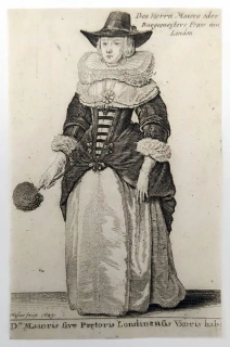 Hollar Václav – Manželka starosty Londýna, Parthey 1812i, původní lept, 1649