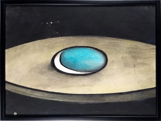 Saudek Kája – Ufo, kresba tuší, 1978