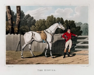 Alken Henry Thomas – I. Clark, The Hunter, staře kolorovaný původní lept, 1820