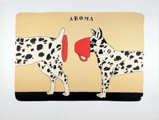 Slíva Jiří – Aroma, původní barevná litografie, nedatováno