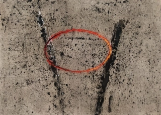 Husák Milivoj – Barokní cyklus, malba, kombinovaná technika, 2002
