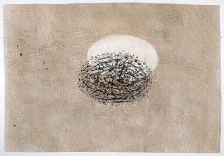 Husák Milivoj – Dvě těla, malba, kombinovaná technika, nedatováno