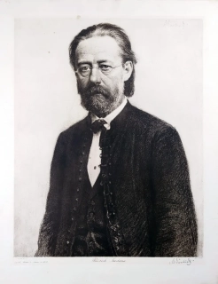 Švabinský Max – Bedřich Smetana, heliogravura, vydal "Mánes", 1909