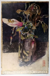 Janssen Horst – Magnolie, tužkou signovaný ofset, 1981