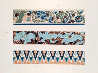 Peking, Jung Pao Chai  –  Jeskynní malba v Dunhuang / Tun-chuang, barevný dřevořez, 1952