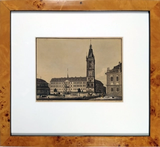 Praha – Novoměstská radnice, Vincenc Morstadt, Salomon, lept, 1825