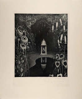 Teschner Richard – Pohádkový motiv, původní akvatinta, 1914