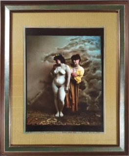 Saudek Jan – Eine Kupplerin #393, kolorovaná autorská fotografie, 1989