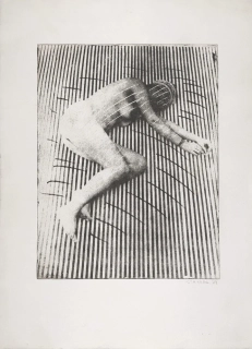 Strýček Jan Thimotheus – Odpočinek, zrnkový lept, 1979