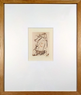 Born Adolf – Veselá zvířata, dvoubarevný lept s podtiskem, 1990