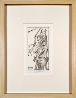 Born Adolf – Never more! PF 1990, signovaná litografie, 1989