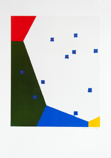 Písařík Petr – Bez názvu, barevná serigrafie, (1994)