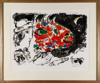Chagall Marc – Après l'hiver, Po zimě, Murlot 651, barevná litografie, 1972