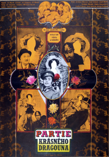 Partie krásného dragouna – Zdeněk Ziegler, původní filmový plakát, formát A3, 1970