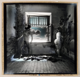 Saudek Jan – The divorce (Nikopol VI), kolorovaná autorská fotografie, 1986