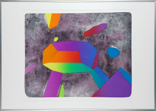 Lamr Aleš – Vzácný kámen, barevná litografie, č. 96/100, 1991