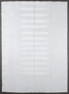 Hampl Josef – Bez názvu, abstrakce, koláž, tužka, 1983–2009