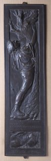 Sucharda Stanislav – Vrba, z Kytice K. J. Erbena, reliéf, bronzová plaketa, 1899