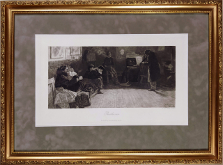 Beethoven – Balestrieri Lionello, Leo Arndt, původní lept, ca 1900
