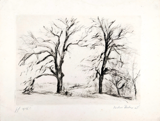 Rabas Václav – PF 1946, původní lept, 1945