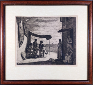 Bouda Cyril – Vzpomínka na Janov, původní lept, č. 139, 1929