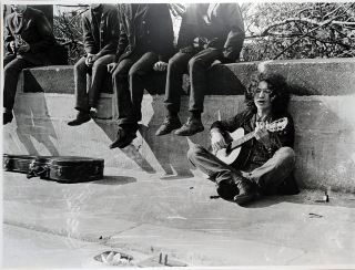 Rysová Hana – Jaroslav Hutka, autorská fotografie, 1967