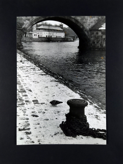 Rysová Hana – Praha, přístaviště Kampa, autorská fotografie, nedatováno