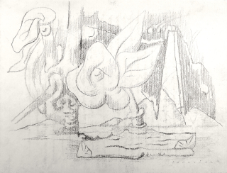 Janoušek František – Osobní korespondence primátoru Otakaru Klapkovi, kresba tužkou, 1941
