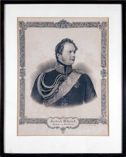 Fridrich Vilém IV. – Pruský král (1795–1861), původní litografie, ca 1840