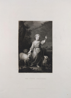 Heath James – podle Murilla, The Good Shepherd, původní lept, 1809