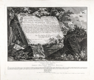 Ridinger Johann Elias – Titulní strana, Betrachtung der Wilden Thiere, původní mědiryt, 1736