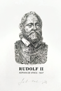 Srb Martin, Vries Adrian de – Rudolf II., původní oceloryt, 1984