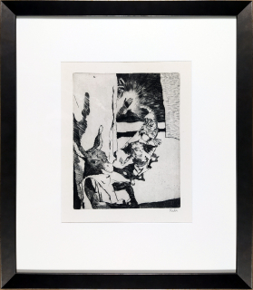 Trnka Jiří – Oslík a skřítkové, původní suchá jehla, 1944