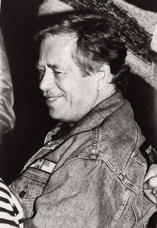 Rysová Hana – Václav Havel, autorská fotografie, nedatováno