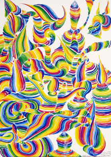 Mainer Martin – Plazma, serigrafie, č. 68/100, 2005