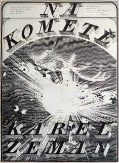 Na kometě – Zdeněk Ziegler, filmový plakát, formát A1, 1970