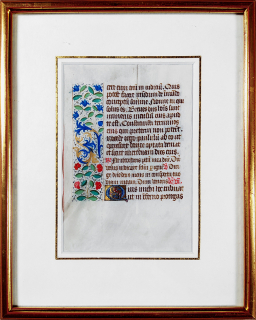 Kniha hodinek – latinský manuskript, malba na pergamenu, zlaceno, ca 1500