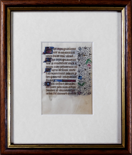 Kniha hodinek – latinský manuskript, malba na pergamenu, zlaceno, ca 1500