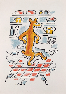 Čapek Josef – knižní ilustrace, barevná zinkografie, 1. vydání, 1929