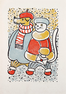 Čapek Josef – knižní ilustrace, barevná zinkografie, 1. vydání, 1929